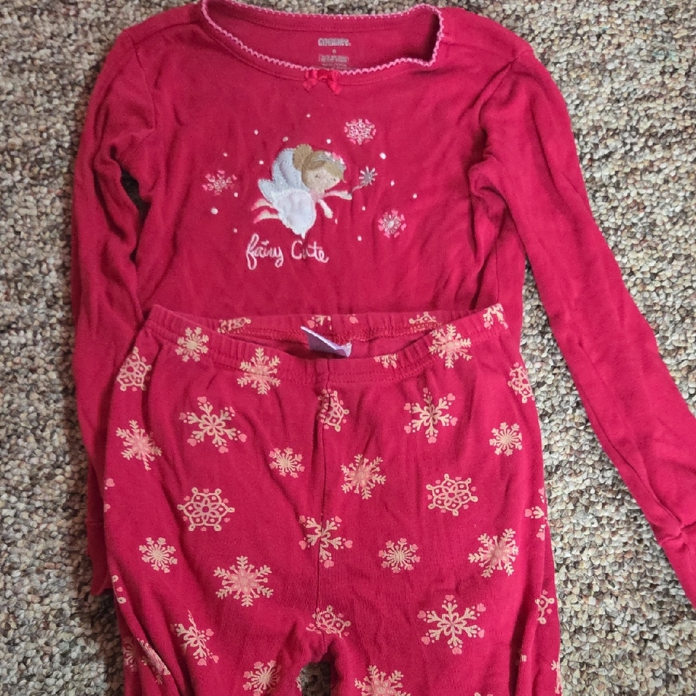 Gymboree Red Fairy Pajama Set